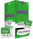 TKO Smak’d Exotic Blend Infused Delta9 THC Gummies 2000 MG