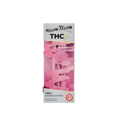 Mellow Fellow 0.5mL THCp Disposable Vapes - Strawberry Cough
