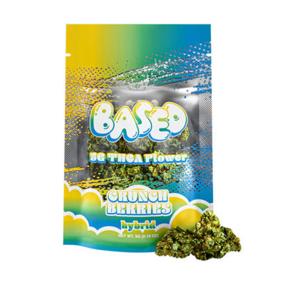 Based THCA Flower 5g Crunch Berries strain – hybrid hemp flower lab tested