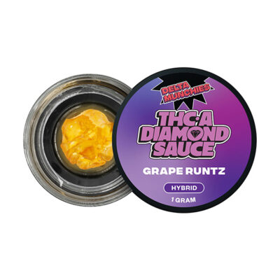 Delta Munchies THCA Diamond Sauce Grape Runtz hemp-derived concentrate