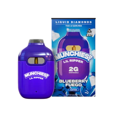 Delta Munchies – Lil Ripper THCA Vape Pen – Blueberry Fuego