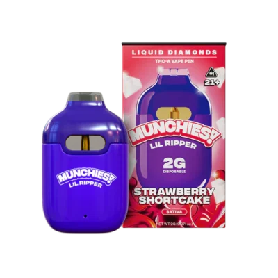 Delta Munchies – Lil Ripper THCA Vape Pen – Strawberry Shortcake
