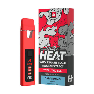 Straight Heat – Whole Plant Flash Frozen Extract Disposable 1G – Garanimals (Indica)
