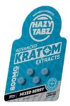 Hazy Tabz – Advanced Kratom Extract Tablets Maximum Strength 800mg – 4 Count Mixed Berry