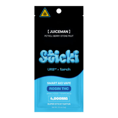 URB x Torch – Sticki Smart AIO Vape Rosin THC 4000mg Juiceman