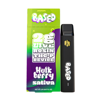 Based Live Rosin THC‑P Disposable 2 g Hulk Berry