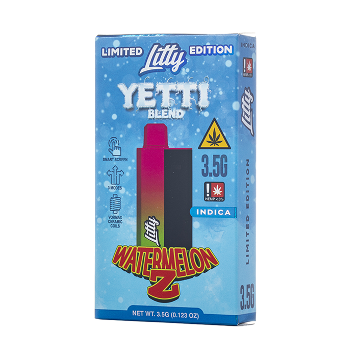 Litty Yetti Blend THCP HTE 3.5g Disposable Vape - Shop Online - Destino  Farms