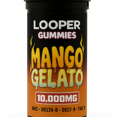 Looper – Ultra Potent Gummies | HHC • Delta-8 • Delta-9 • THCP | 20ct Mango Gelato