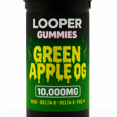 Looper – Ultra Potent Gummies | HHC • Delta-8 • Delta-9 • THCP | 20ct Green Apple OG