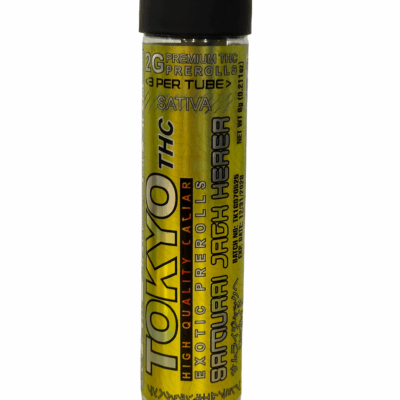 Tokyo THC EXOTIC PREROLLS 2G Samurai Jack Herer 3CT