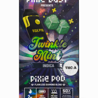 Pixie Pods Flawless Diamond Blend 2G disposable vape Twinkle Mintz