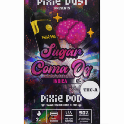 Pixie Pods Flawless Diamond Blend 2G disposable vape Sugar Coma OG