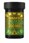 Smak’d Delta 9 Passion Pineapple 250mg 10ct Vegan Gummies