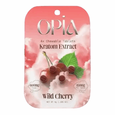 Opia – Wild Cherry Kratom Extract Tablets 600mg