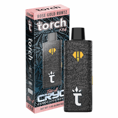Torch CRYO THC-A Cured Live Resin Disposable Vape – 7.5G – Multiple Strains