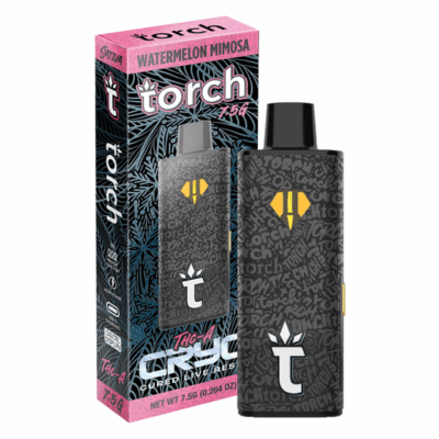 Torch CRYO THC-A Cured Live Resin Disposable Vape – 7.5G – Multiple Strains
