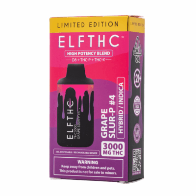 ELF THC THC3000 Disposable – Grape Slurp #4 – 3000mg