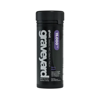 Ghost Graveyard Blend Gummies – Berry Blast – 15,000mg (30 Count)