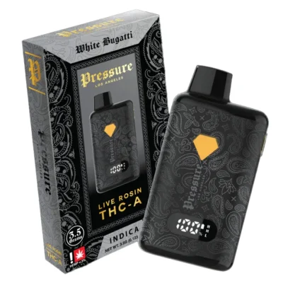 Pressure Los Angeles Live Rosin THCA Disposable Vape 3.5g - Destino Farms Pressure Los Angeles Live Rosin THCA Disposable Vape 3.5g - Destino Farms