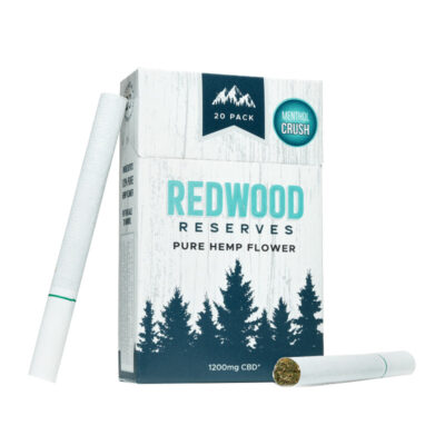 Redwood Reserves Pure Hemp Flower CBD Cigarettes – 20 Pack