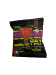bud buddy thca delta 9 super xv gummy blueberry crumble tart dual flavor 1500mg 1ct