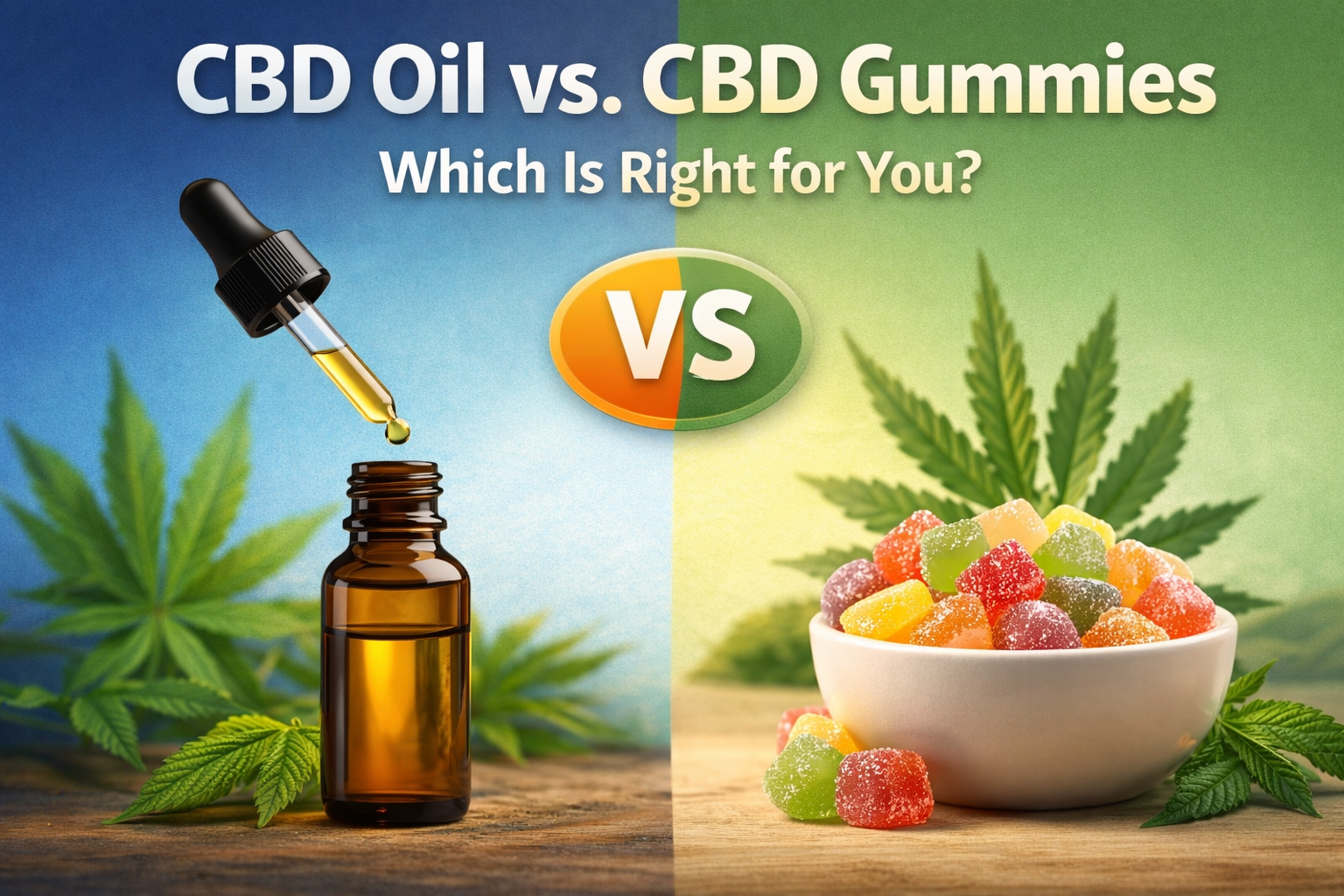 CBD Oil vs CBD Gummies