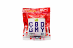 Strawberry Glue CBD Gummies 100MG Hybrid 2 Count Hemp Edible
