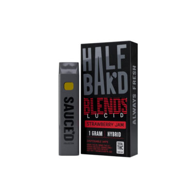 Half Bak’d Lucid Blends Disposable 1G – Strawberry Jam Hybrid