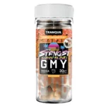 Strngst Super Blend gummies Straw Banana Peel indica jar 30ct 200mg