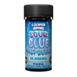 Looper THCA Sour Blue Raspberry Gummies 10000mg