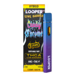 Looper Live Badder Disposable Vape 3G Candy Chrome live badder THCa HHC THC-P