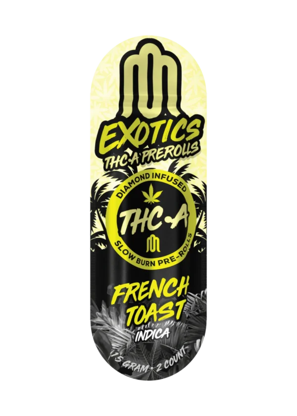 Exotics THCA Diamond Infused PreRolls 1.5g - Shop Online - Destino