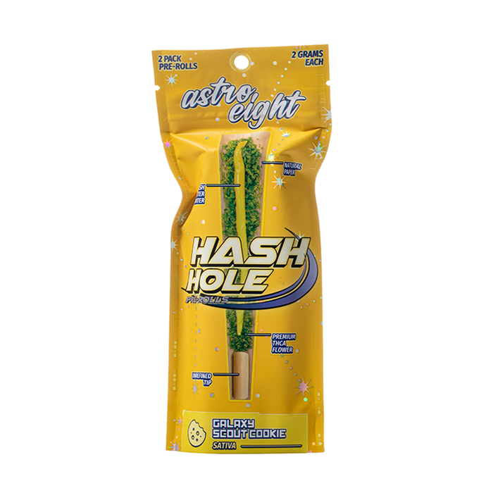 Astro Eight Hash Hole Pre Rolls 4G Galaxy Scout Cookie Sativa