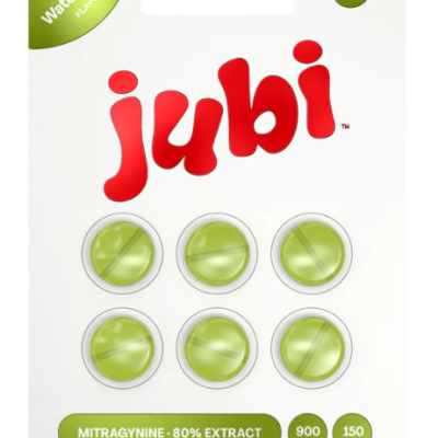 Jubi Watermelon Advanced Kratom Chewable Tablets Mitragynine 80% Extract 900mg 6 Count