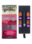 big chief on the go quad pod liquid diamonds thca disposable cotton candy candyland runtz zkittlez