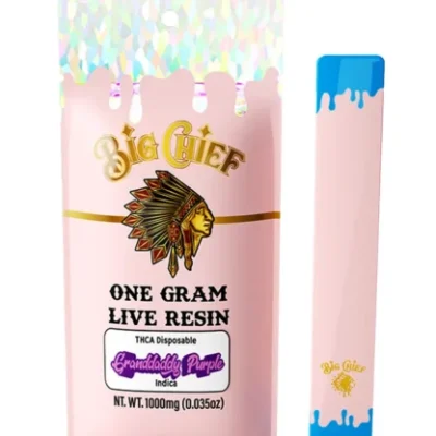 Big Chief Live Resin THCA Disposable 1G