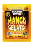 Looper THCa Live Badder Gummies 2ct 1000mg Mango Gelato
