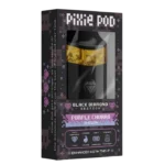 Pixie Pod Black Diamond Edition disposable vape 4ml Purple Churro indica strain packaging