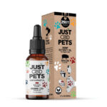 Just CBD Pets Hemp Extract Oil 250mg Bacon Flavor tincture for dogs and cats 1oz
