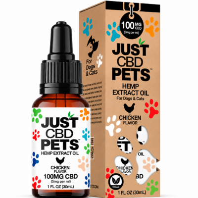 JustCBD Pets Hemp Extract CBD Oil 100mg