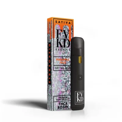 FVKD Exotics THCa Rosin Disposable 3.5G Pineapple Fruz Sativa