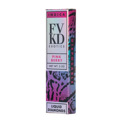 FVKD Exotics Liquid Diamonds Disposable 3.5G Pink Berry Indica