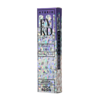 FVKD Exotics THCa Rosin Disposable 3.5G Space Cake Hybrid