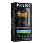 Pixie Pod Black Diamond Edition disposable vape 4ml Zootiez indica strain packaging