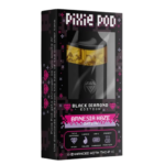 Pixie Pod Black Diamond Edition disposable vape 4ml Amnesia Haze sativa strain packaging