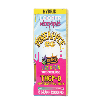 Looper Melted Series Pineapple OG live resin cartridge 2g 2000mg