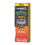Looper XL Live Resin Vape Cartridge 2G 2000mg THCA THCP Green Crack Chemdawg Sativa