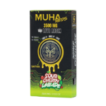 Muha Meds Live Resin Disposable 3.5g Sour Cherry Limeade 3500MG THCP HHCP HHC