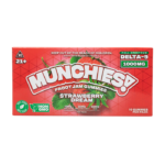 munchies froot jam gummies 1000mg strawberry dream full spectrum delta 9 10ct
