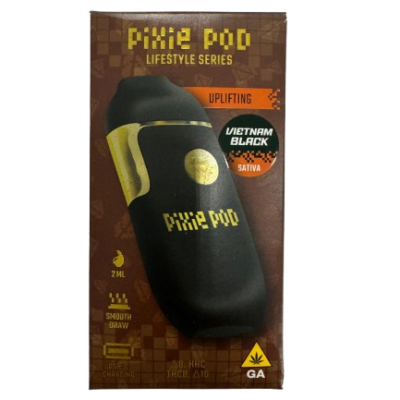 Pixie Pod Lifestyle Series disposable vape 2ml Vietnam Black sativa